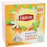 Lipton Sort Te Vanilla Caramel 34 g