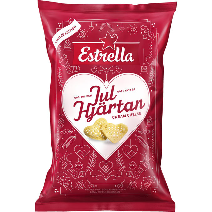 Estrella Julhjärtan Cream Cheese 