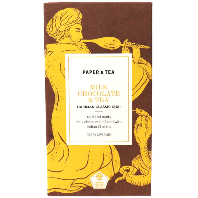 Paper & Tea BIO Milch-Schokolade mit Chai-Tea