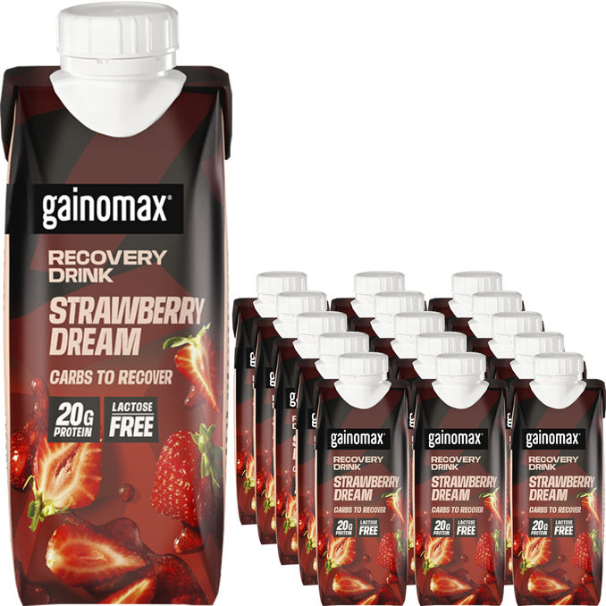 Gainomax Återhämtningsdryck Jordgubb 15-pack