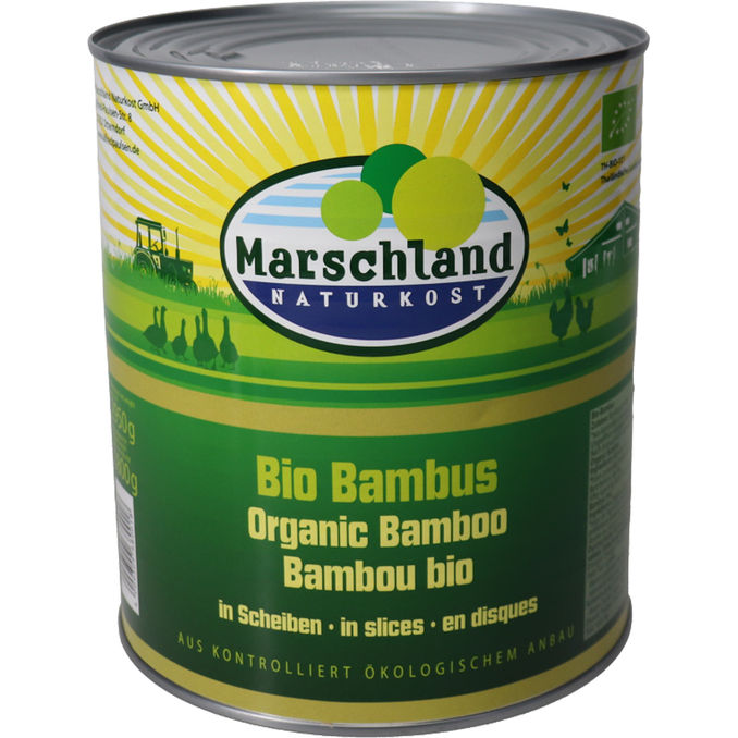 Marschland BIO Bambus in Scheiben
