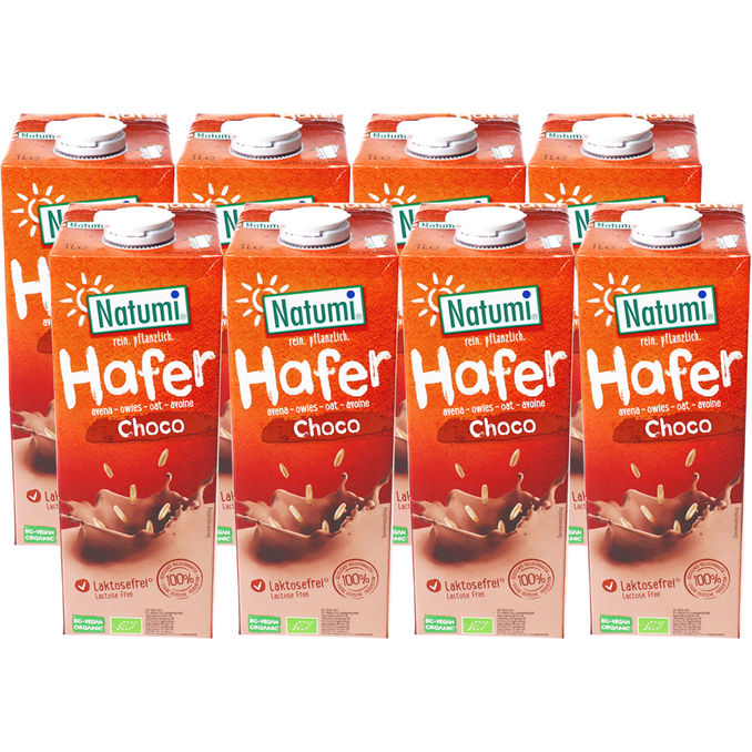 Natumi BIO Hafer Schoko Drink, 8er Pack