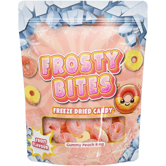Frosty Bites Gefriergetrocknete Sweets Pfirsich