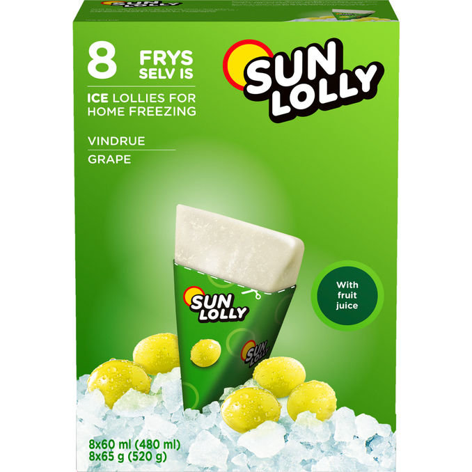 Sun Lolly Mehujää Greippi 8-pack