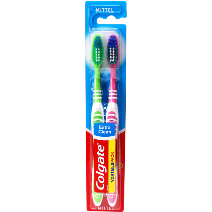 Colgate Zahnbürste Mittel, 2er Pack