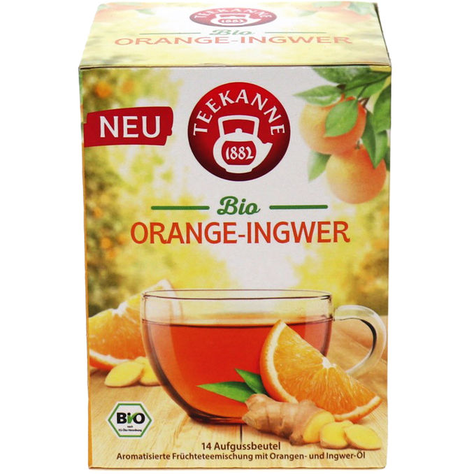 Teekanne BIO Tee Orange Ingwer