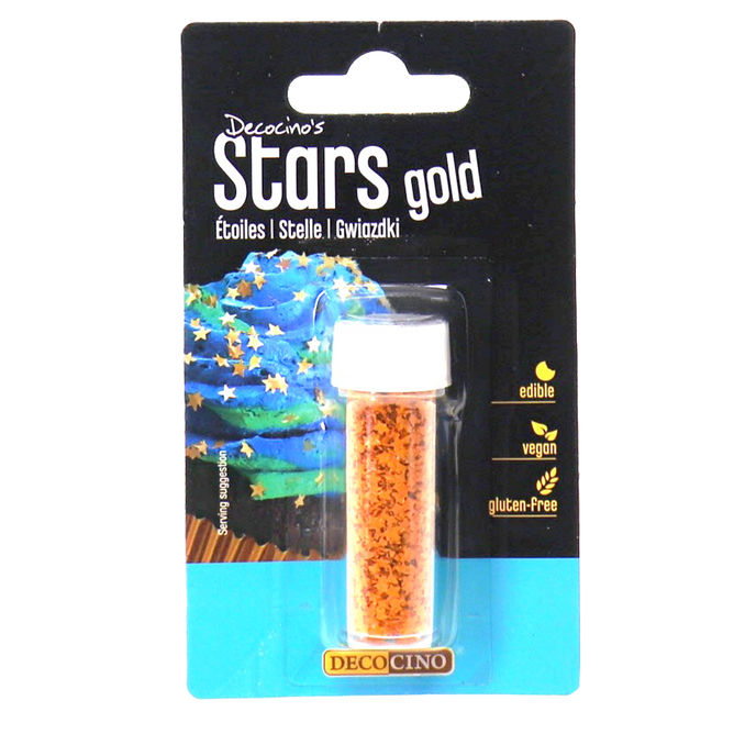 Decocino Back-Deko Gold Stars