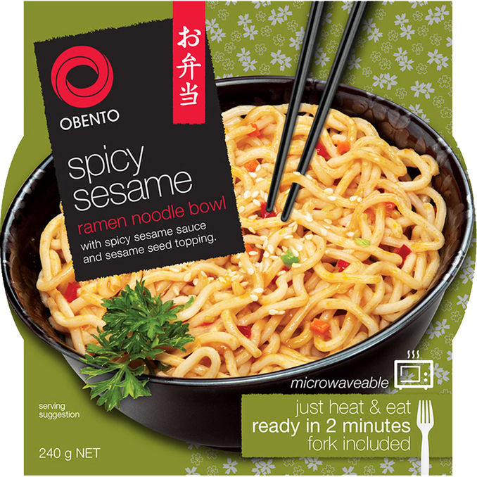 Obento Ramen Nudeln Spicy Sesam