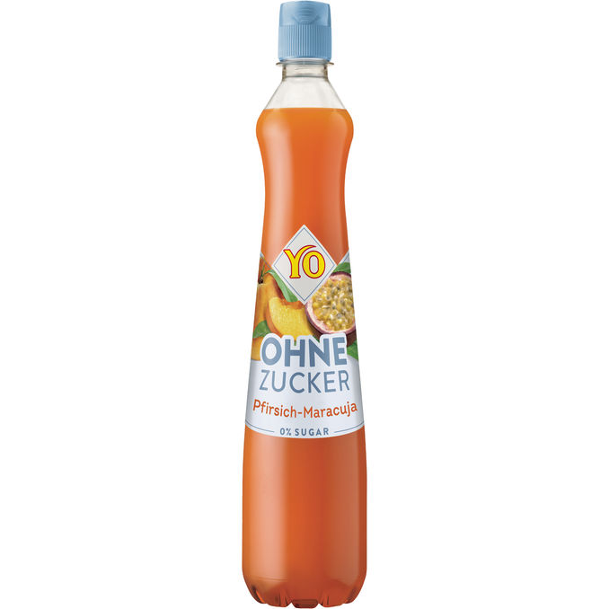 YO Sirup Pfirsich Maracuja ohne Zucker