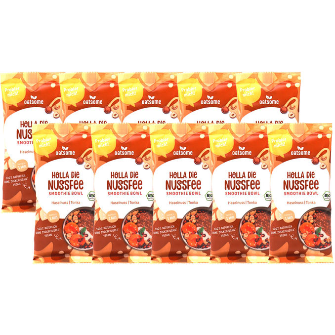 Oatsome BIO Smoothiebowl Fertigmischung, 10er Pack