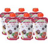 Freche Freunde BIO Quetschies Apfel, Pflaume & Brombeere, 6er Pack