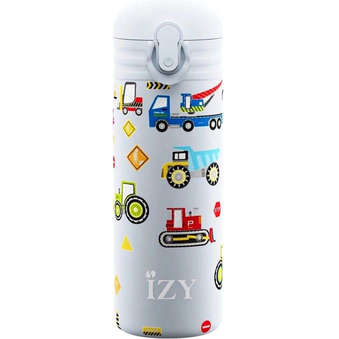 IZY Bottles Trinkflasche Kids Baustellenmotiv