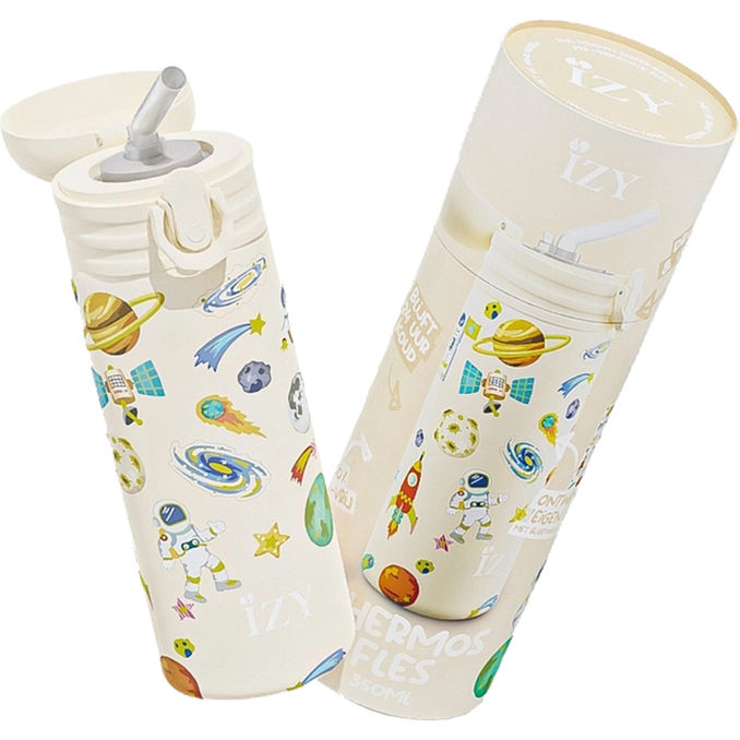 IZY Bottles Trinkflasche Kids Weltraum Motiv