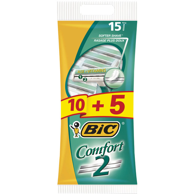 Bic Varsiterä Comfort 2 10+5-pack
