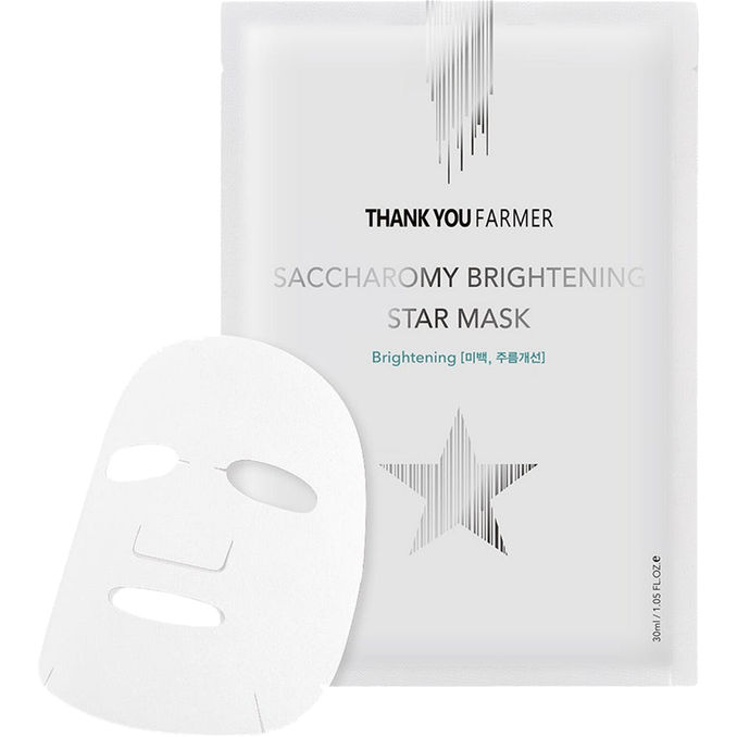 Thank You Farmer Saccharomy Brightening Star Tuchmasken-Set