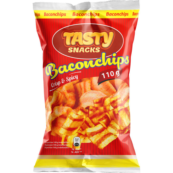 Tasty Snacks Baconchips