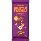 Mindestens haltbar bis: 06.12.2025 nucao BIO Schokoladenkuvertüre Haselnüsse & Cornflakes