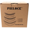 PIE LOCK Lunchboxen Glas, 3er Set
