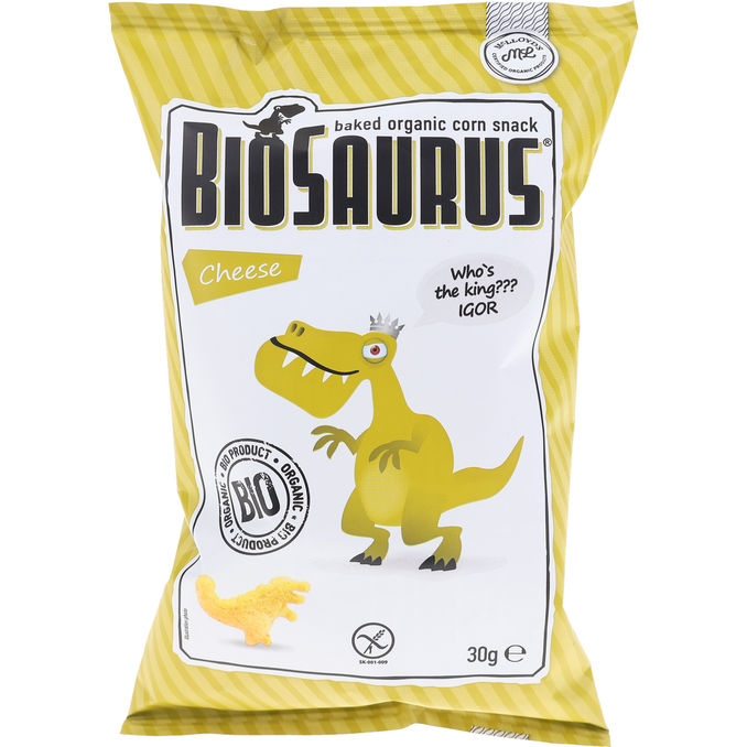 BioSaurus Øko Majssnacks Ostesmag