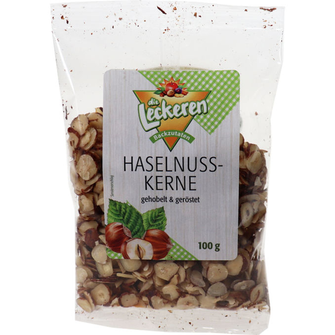die Leckeren Haselnusskerne Gehobelt & Geröstet