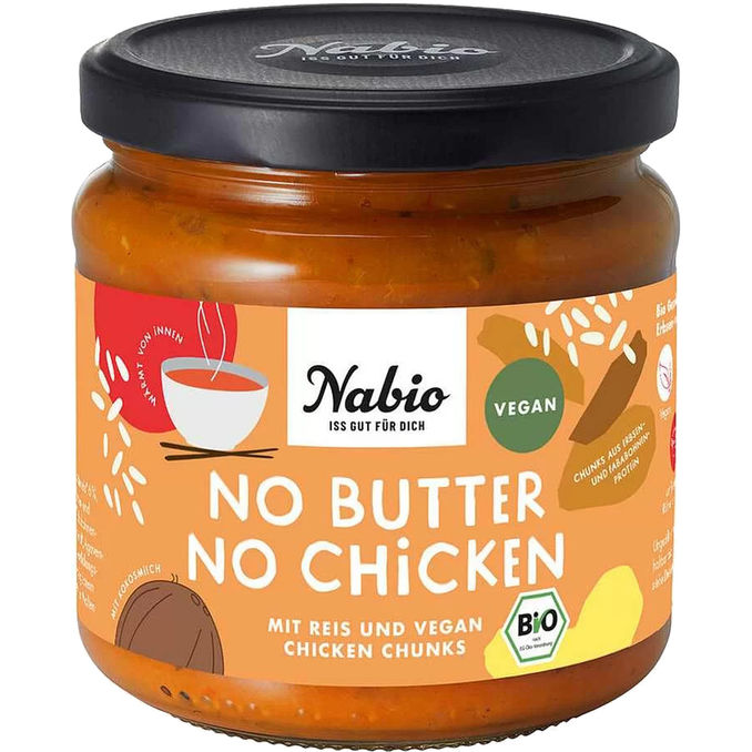 Nabio Fertiggericht No Butter No Chicken im Glas