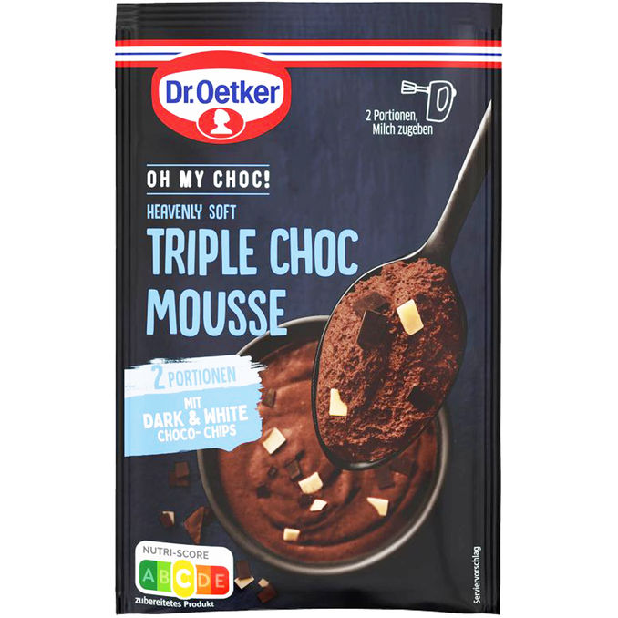 Dr. Oetker Triple Choc Mousse Dessertmix