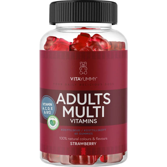 VitaYummy Vitamin Gummibärchen Erdbeere, 60 Stück