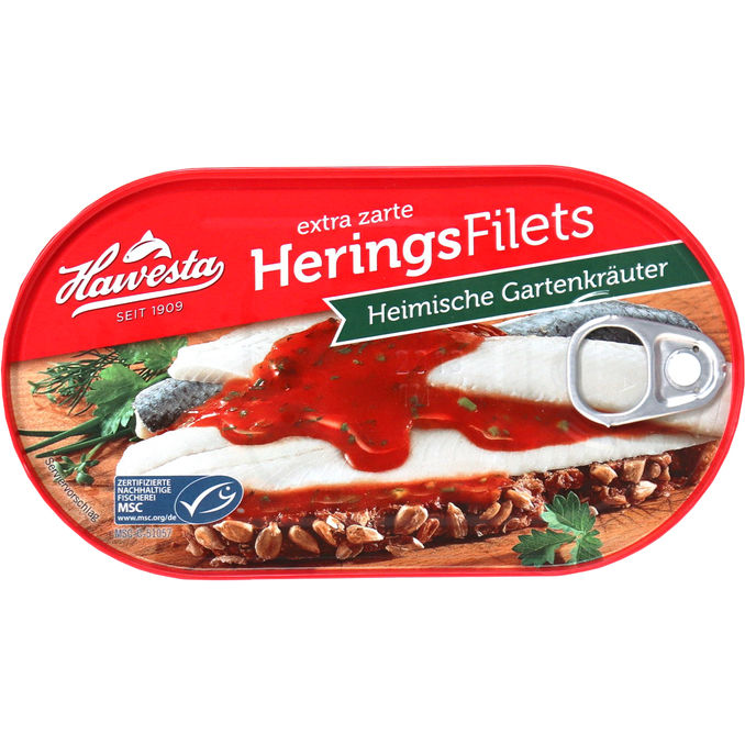 Hawesta Heringsfilets Heimische Gartenkräuter