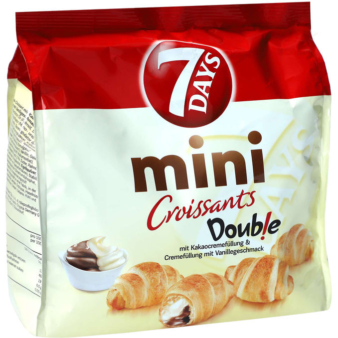 7Days Mini Croissants Schoko Vanille
