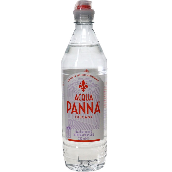 Natürliches Mineralwasser Acqua Panna (EINWEG) zzgl. Pfand