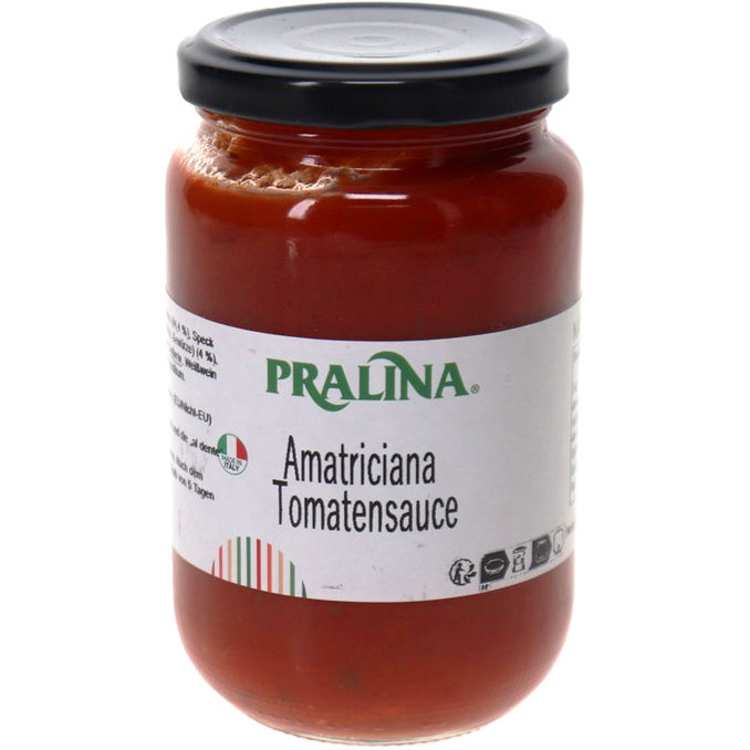 Pralina Amatriciana Tomatensauce