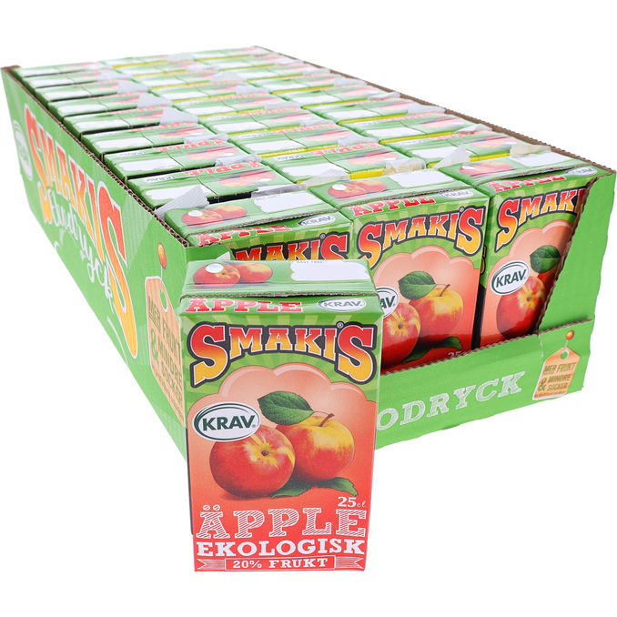 Smakis Øko Æbledrik 27-pak