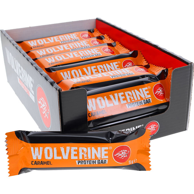 Wolverine Proteinbar Caramel 30-pak