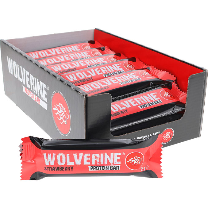 Wolverine Proteinbar Stawberry 30-pak