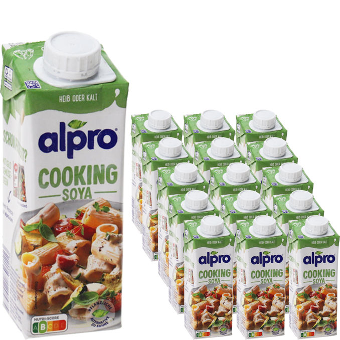 Alpro Kochcreme Soja, 15er Pack