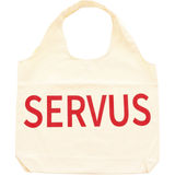 Zwillingsherz XXL Tasche Shopper "Servus"-Rote Aufschrift