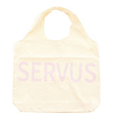 Zwillingsherz XXL Tasche Shopper "Servus"-Rosa Aufschrift