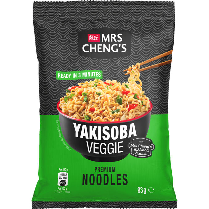 Mrs Chengs Instant Yakisoba Veggie Noodles