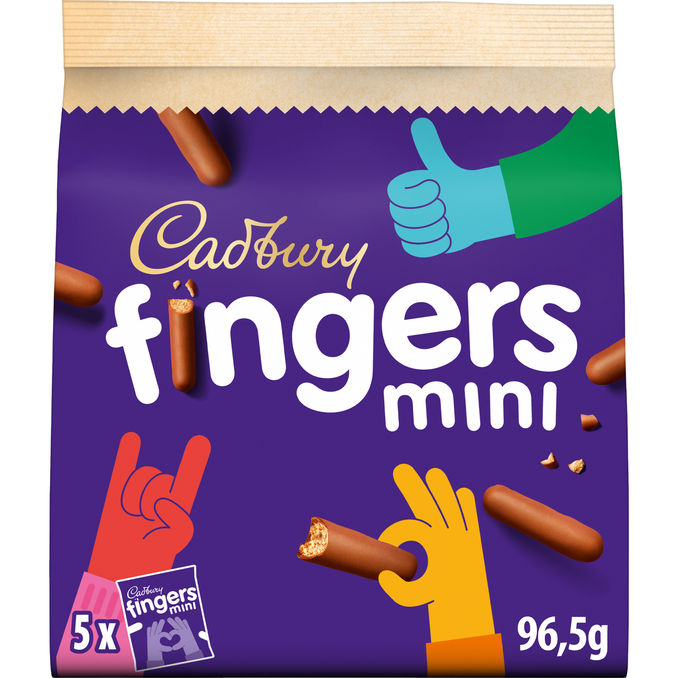 Cadbury Choklad Fingers Mini 5-pack