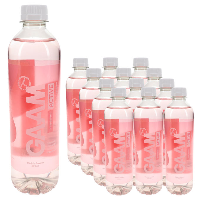 GAAM Vitamindryck Active Rasberry 12-pack