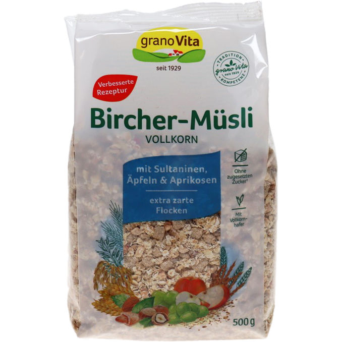 GranoVITA Bircher-Müsli Vollkorn