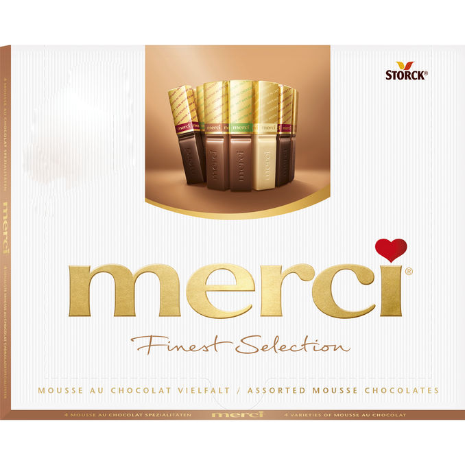 Merci Chokoladeæske Moussepraliner