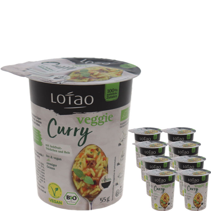 Lotao BIO Veggie Jackpot Curry, 8er Pack