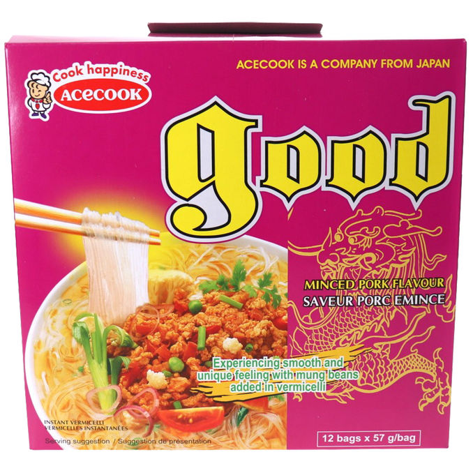 Good Instantnudeln Schwein, 12er Pack