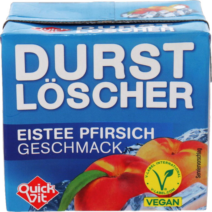 Durstlöscher Eistee Pfirsich