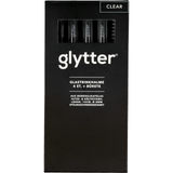 Glytter Glastrinkhalme + Bürste