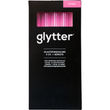 Glytter Glastrinkhalme, 4 Stück + Bürste