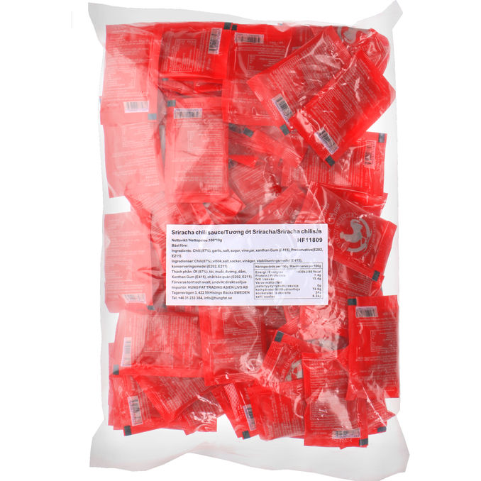 Lucky Katt Sriracha Chilisås 100-pack