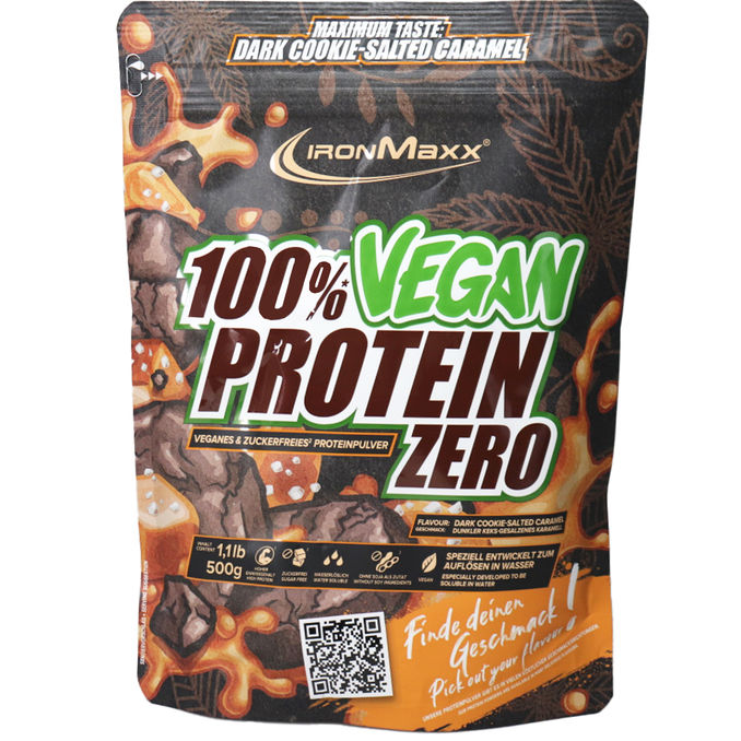 IronMaxx 100% Vegan Protein Dark Cookie Salted Caramel