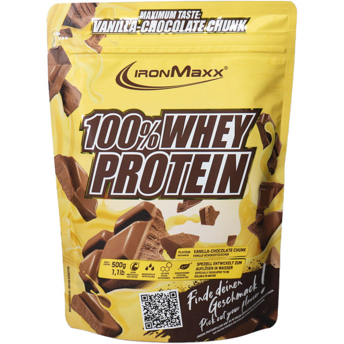 IronMaxx 100% Whey Protein Vanilla Choco Chunk